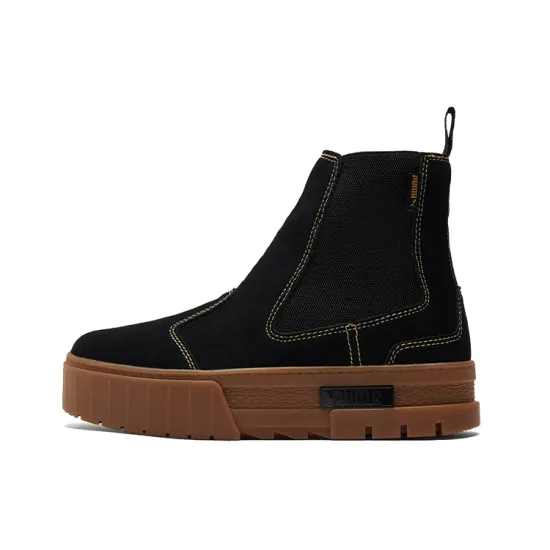 Puma Women's Mayze Chelsea Suede 'Black Gum'