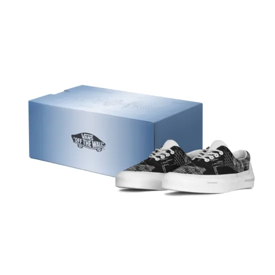 C2h4 X Vans Era Skateboarding Shoes Unisex Low-top Black