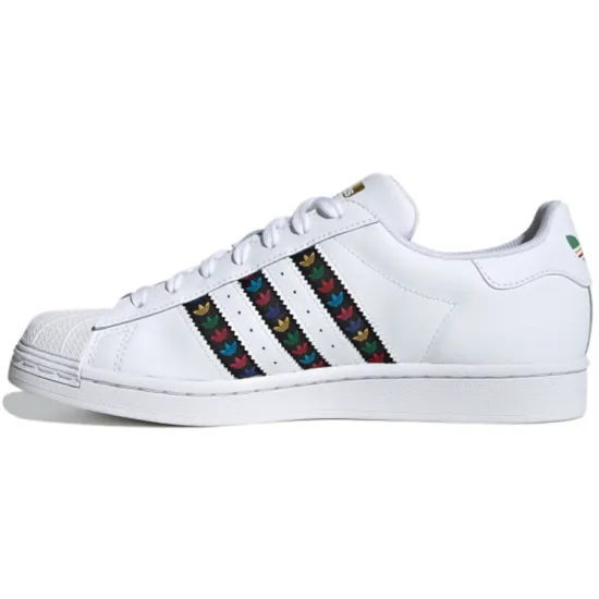 Adidas Originals Superstar Series Skateboard Shoes Unisex Low-top White/Black