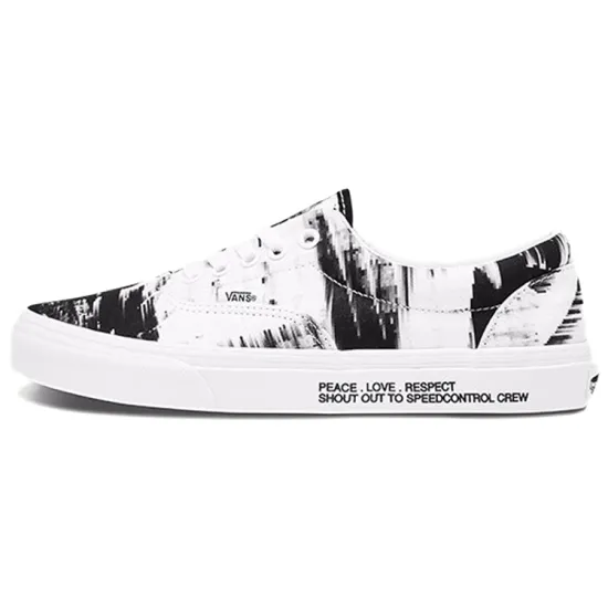 Roaringwild X Vans Era Skateboarding Shoes Unisex Low-top Black/white
