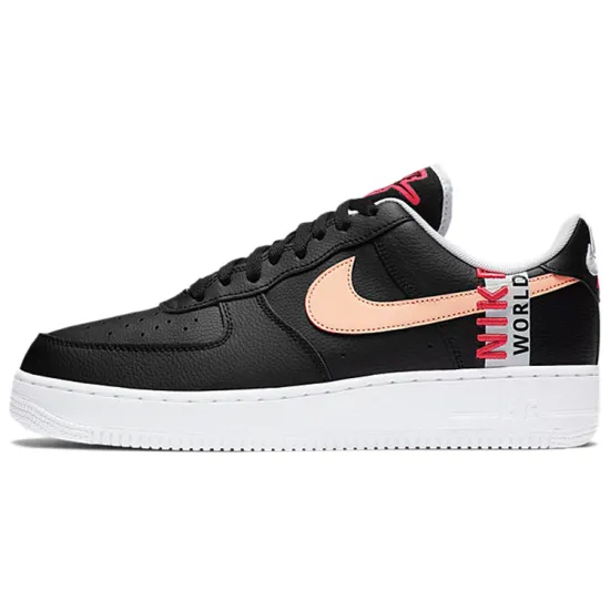 Nike Air Force 1 Low '07 LV8 Worldwide Pack Black Flash Crimson