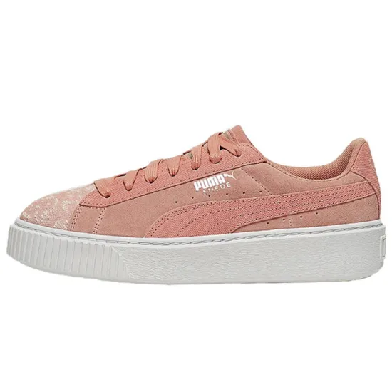 PUMA Suede Platform Pebble 'Pink' Women's