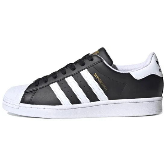Adidas Originals Superstar Skateboard Shoes Unisex Low-top Black/white