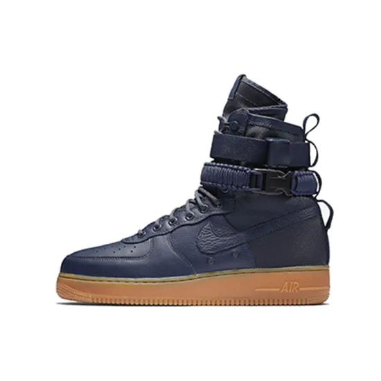 Nike Sf Air Force 1 High Navy Gum