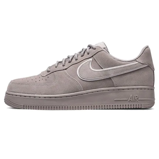 Nike Air Force 1 Skateboarding Shoes Men Low-top Gray