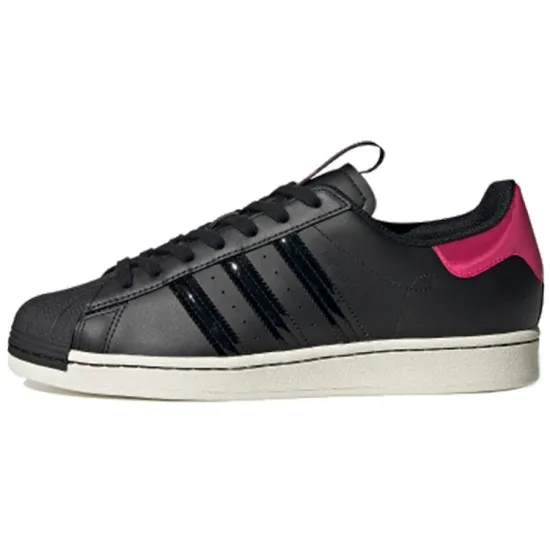 Adidas Originals Superstar Series Skateboard Shoes Unisex Low-top Black/Red