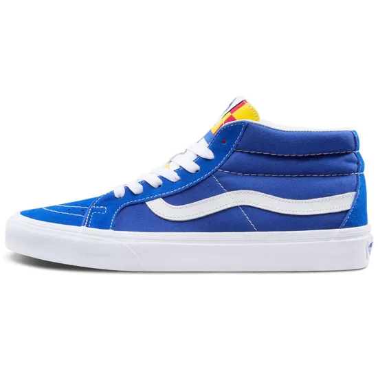 Vans SK8 Skateboarding Shoes Unisex Mid-top Blue