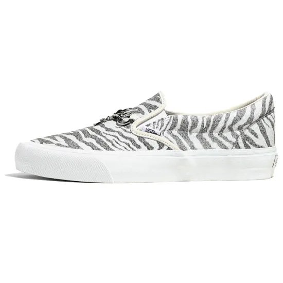 Slip On Needles X Vault Classic Vans V 'Animal Print White'