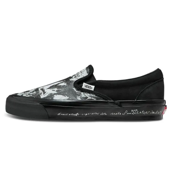 Vans Classic Slip-On LX Jim Goldberg Black Wall