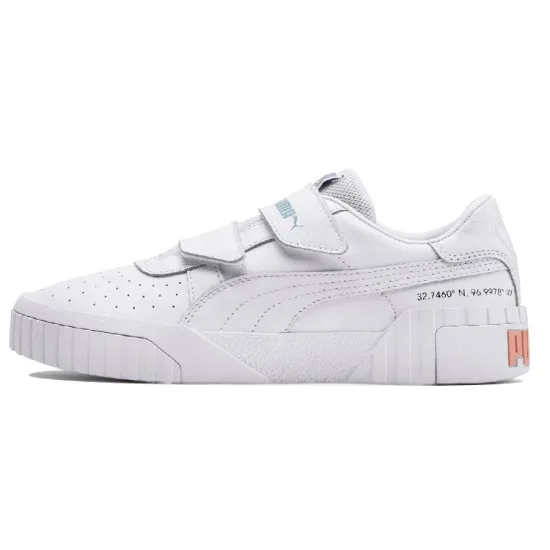 Puma CALI Skateboarding Shoes Women's Low-top White