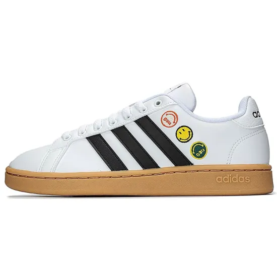 Adidas Neo Neo Smiley X Adidas Neo Neo Grand Court 'Black White'