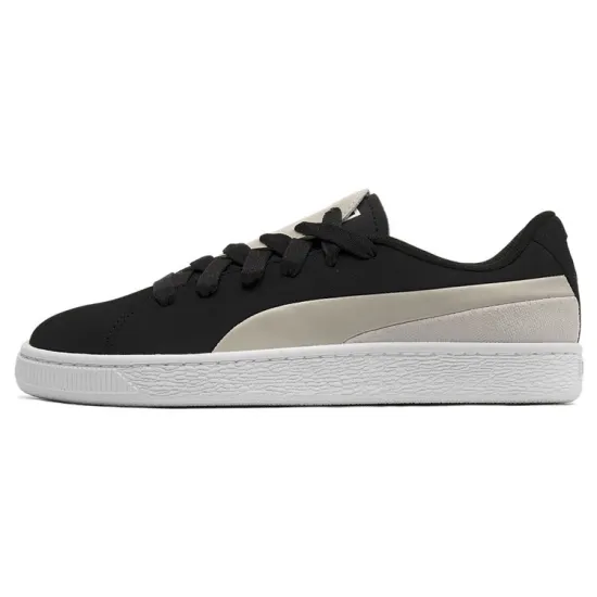 PUMA Basket Skateboarding Shoes Women's Low-top Black/Gray