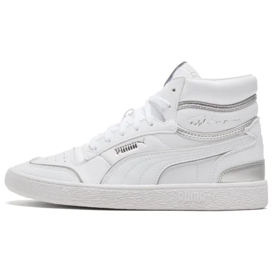 Puma Women's Ralph Sampson Mid Metal 'White Silver'