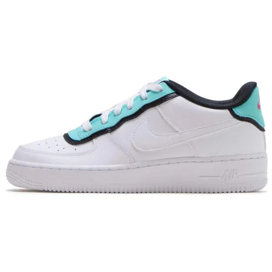 Nike Air Force 1 Low Double Layer Aqua Black GS