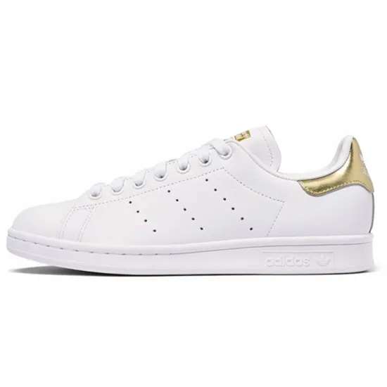 Adidas Stan Smith Cloud White Gold Metallic Women's