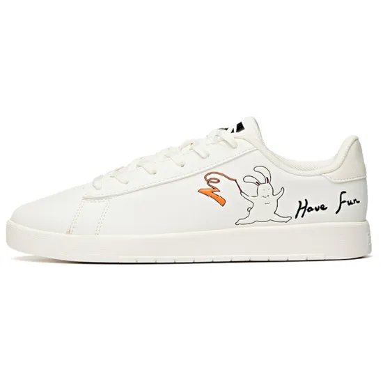 Anta Life Collection Low-Top Skateboard Shoes Women's White Black Orange