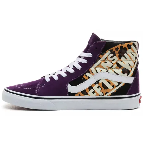 Vans SK8 Skateboarding Shoes Unisex High-top Purple