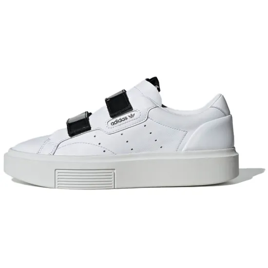 Adidas Originals Sleek Skateboard Shoes Women's Low-top White