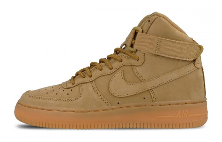 Nike Air Force 1 High Flax Skate shoes 2017 (GS) Wheat Brown Female