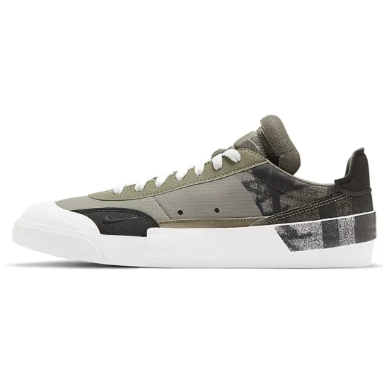 Nike Drop-Type Skateboarding Shoes Unisex Low-top White/green