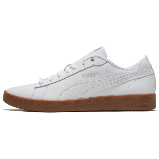 Puma Women's Smash V2 L 'White Gum'