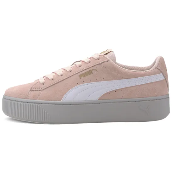 PUMA Vikky Skateboarding Shoes Women's Low-top Pink/white