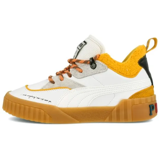 PUMA CALI Skateboarding Shoes Women's Low-top Yellow