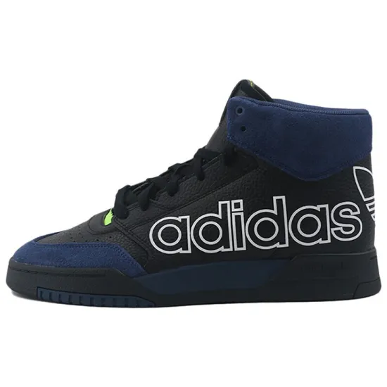 Adidas Originals Drop Step Skateboard Shoes Men High-top Blue/Black