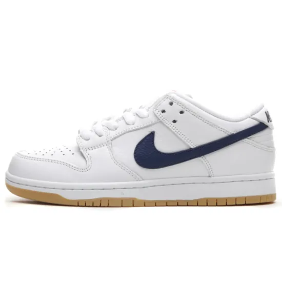 Nike SB Dunk Low Orange Label White Navy
