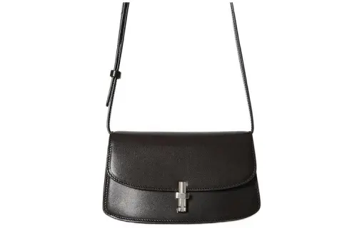 THE ROW Calfskin Shoulder Bag, Crossbody Bag Small Women's Dark Brown