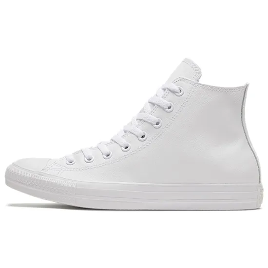 Converse Chuck Taylor All Star Leather Hi White Monochrome