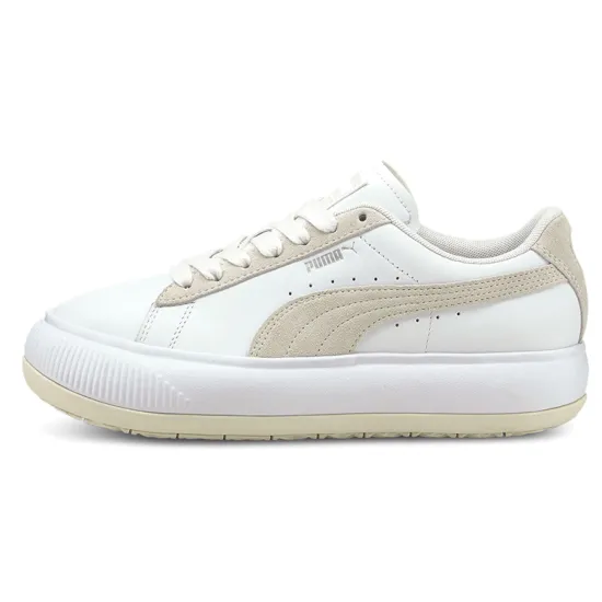 PUMA Suede Skateboarding Shoes Women's Low-top White