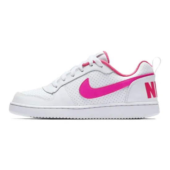Nike Court Borough Low White Pink Blast GS