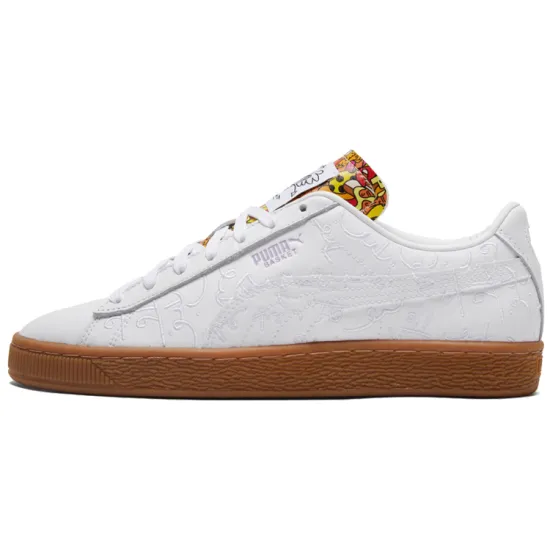PUMA Basket Romero Britto Embroidered White Gum