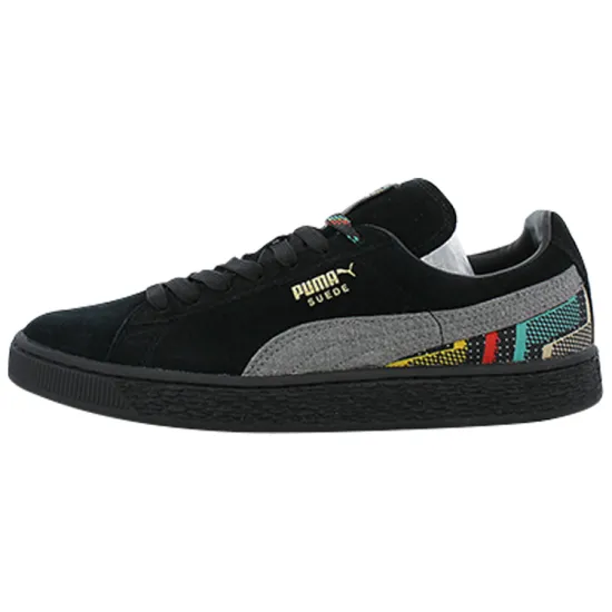 PUMA Suede Skateboarding Shoes Unisex Low-top Black
