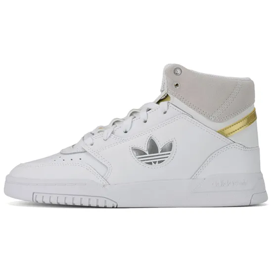 Adidas Originals Drop Step Skateboard Shoes Women's High-top White