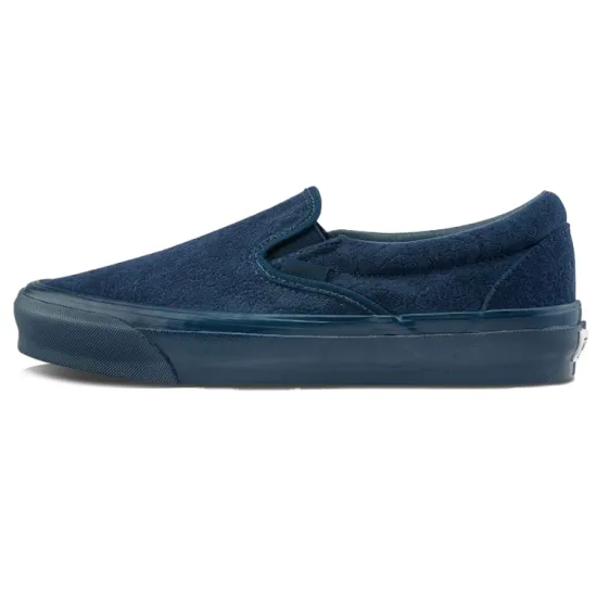 Vans OG Classic Slip-On 'Velvet Embroidery - Leopard Dress Blues'