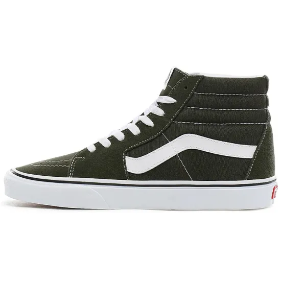 Vans SK8 Skateboarding Shoes Unisex High-top Military Green