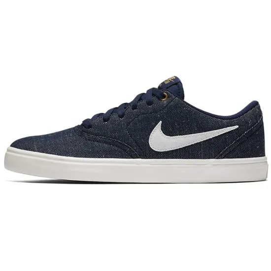 Nike SB Check Skateboarding Shoes Unisex Low-top Denim Blue/white