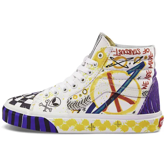 Vans SK8 Hi Galactic Goddes Yellow Blue