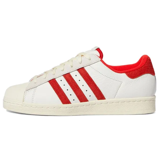 Adidas Superstar 82 White Vivid Red