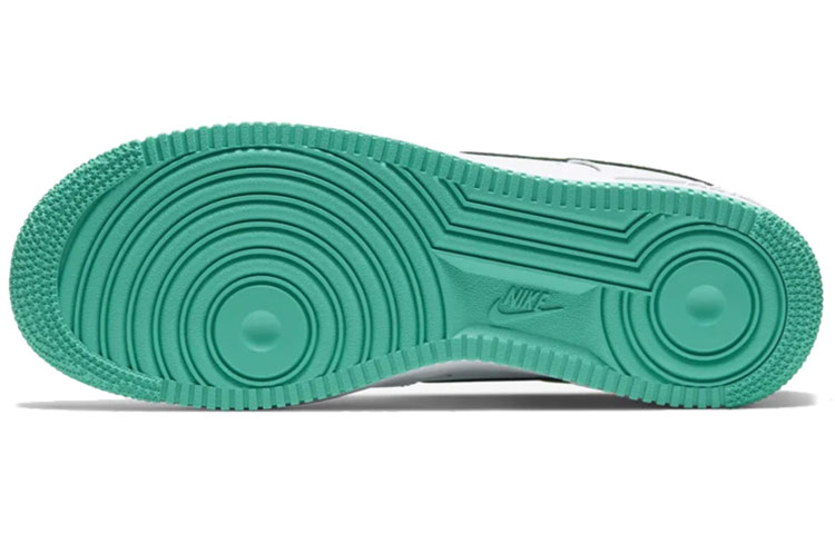 Unisex Nike Air Force 1 Low Skate shoes White/Green/Orange/Teal - 5