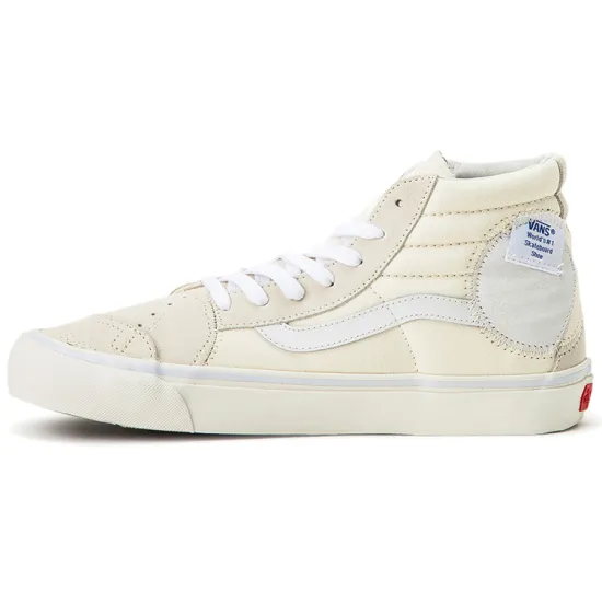 Vans SK8 Skateboarding Shoes Unisex High-top Off-white