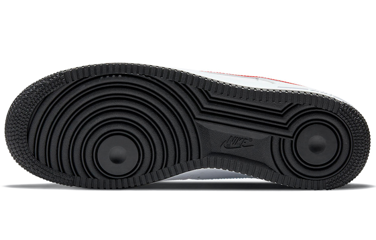 Nike Air Force 1 Male Skate Shoes White Red Blue - 6