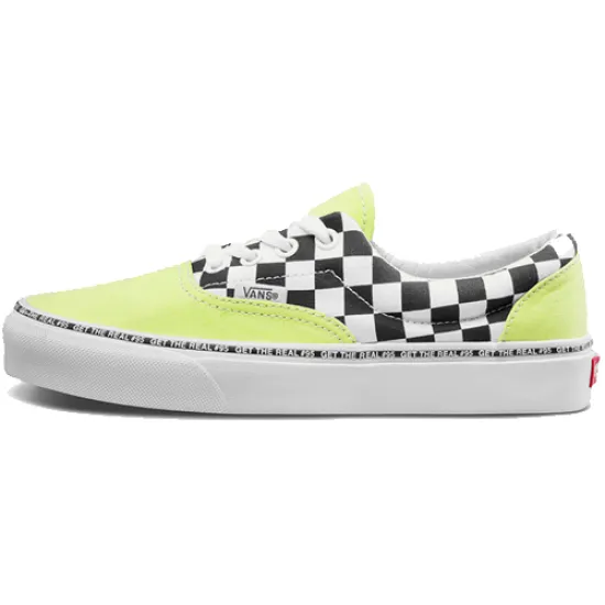 Vans Era 'Get The Real #95 - Sunny Lime Checkerboard'