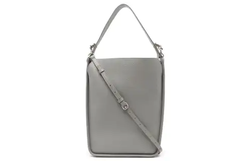 Balenciaga Leather Handbag Women's Gray