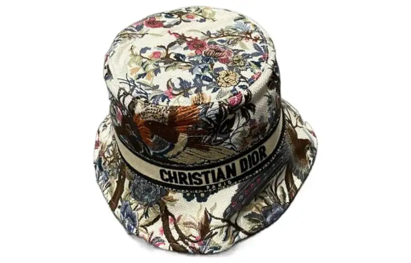 DIOR Cotton Bucket Hats Women's Multicolor