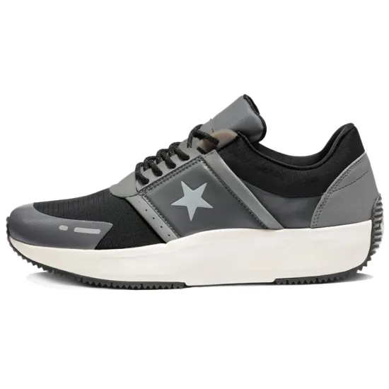 Converse Run Star Hike Skateboarding Shoes Unisex Low-top Black/gray/white