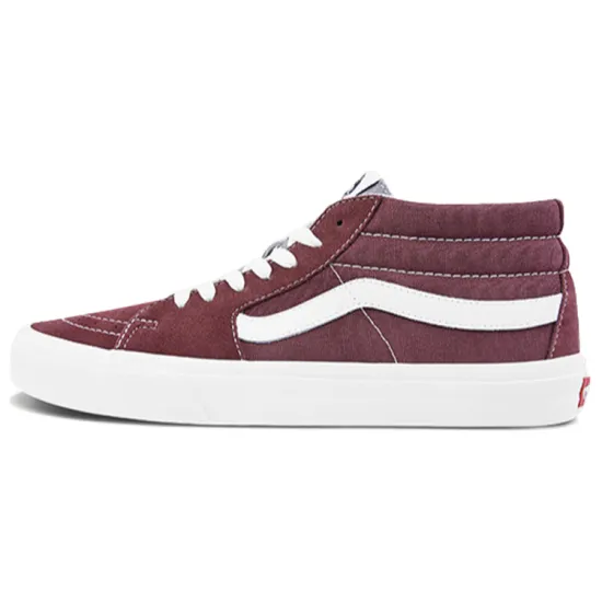 Vans SK8 Skateboarding Shoes Unisex Mid-top Purple