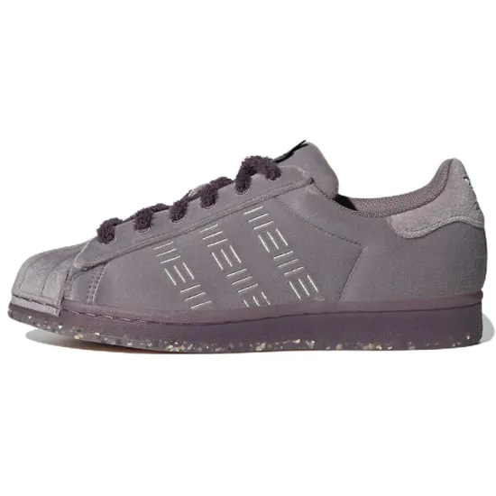 Adidas Originals Superstar Skateboard Shoes Women's Low-top Lilac